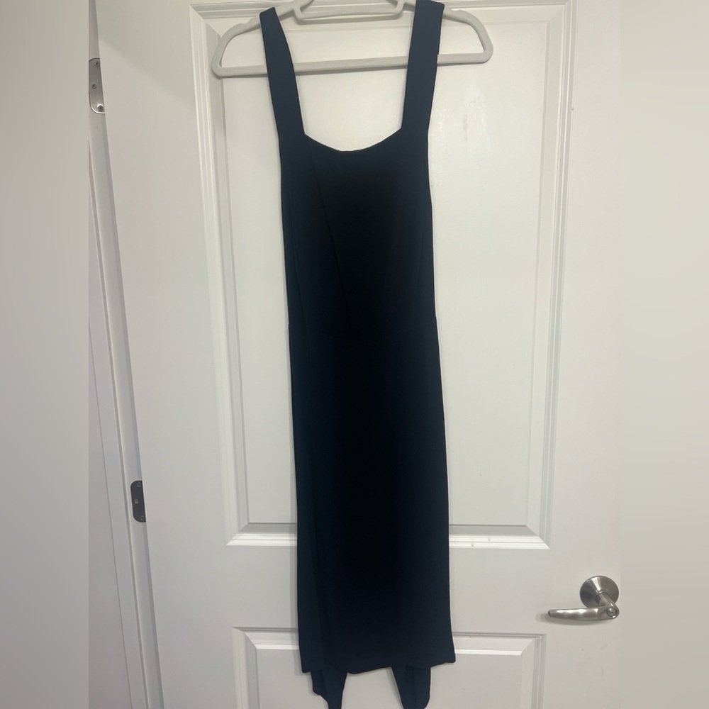 Reformation Midnight Open Back Dress